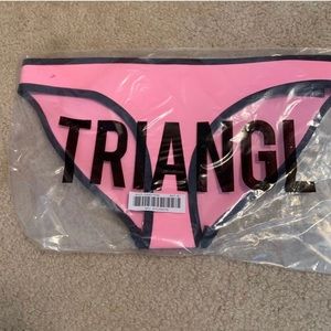 triangl pink bottom